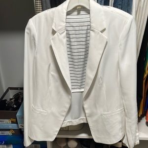 DKNYC Open front blazer with sheer back size 4